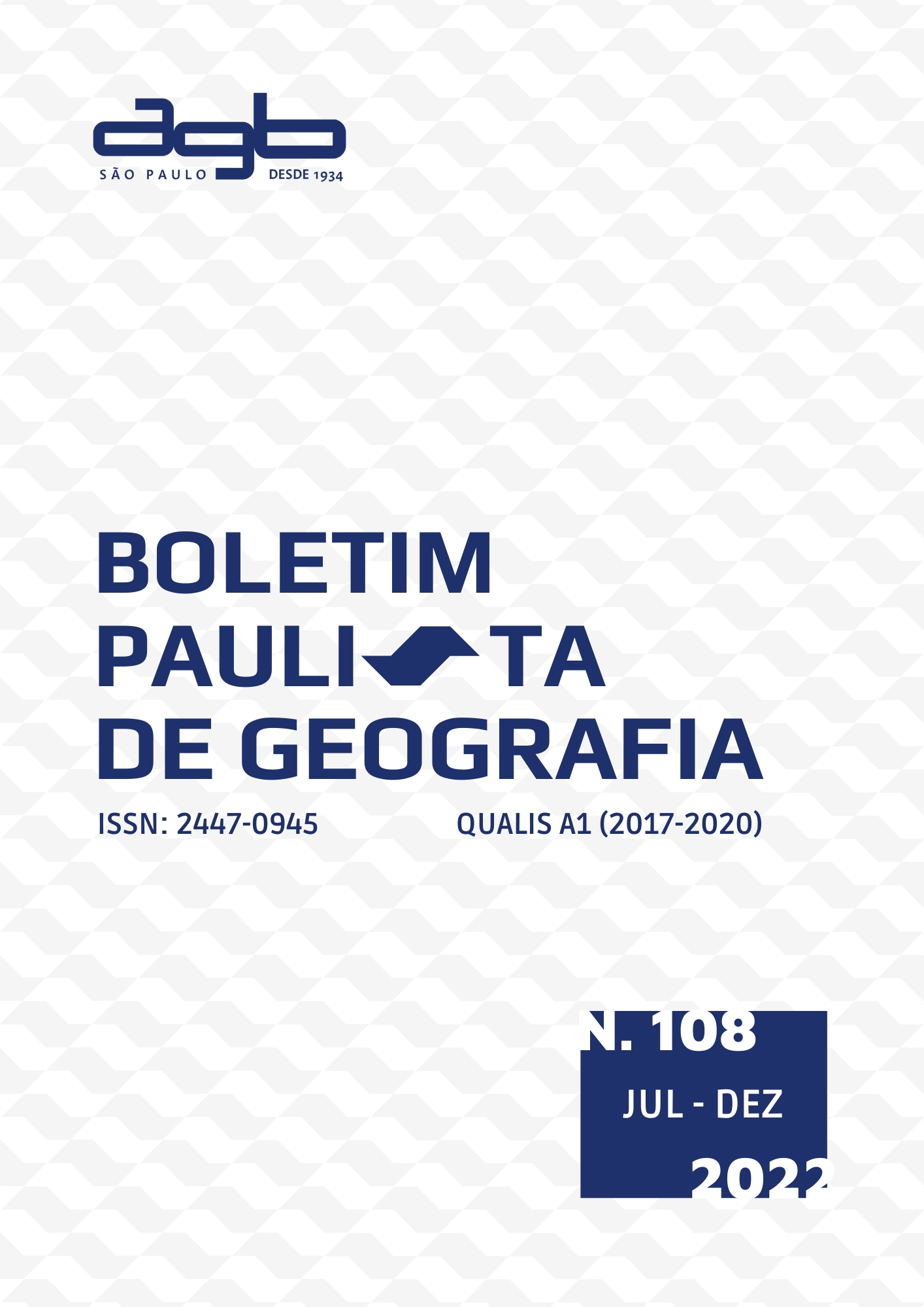 					Visualizar v. 1 n. 108 (2022): Boletim Paulista de Geografia
				
